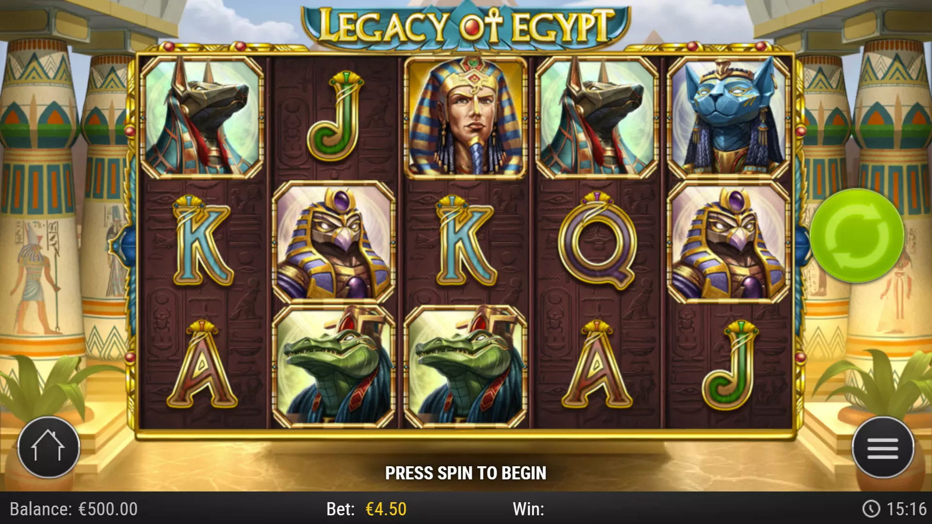 Legacy of Egypt Play'n GO — Pyramid Spins con God Coin