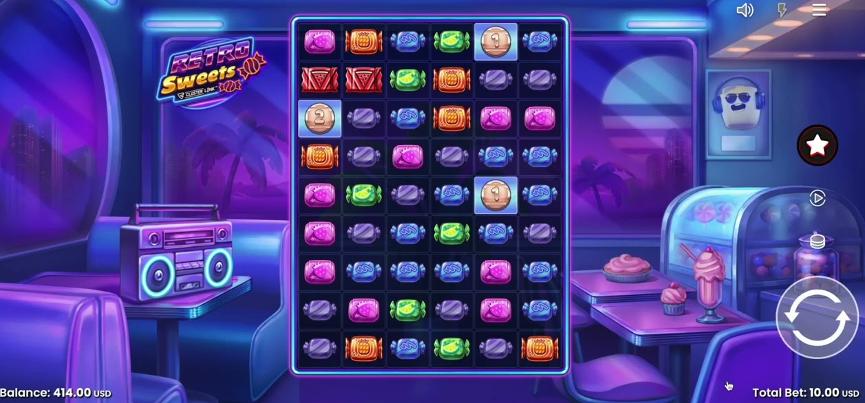 Retro Sweets Booming Games — fruit-slot anni 80